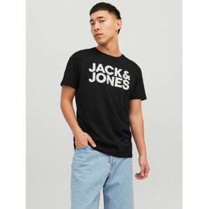 Jack & Jones Rundhalsshirt »JJECORP LOGO TEE SS« Black Größe XXL