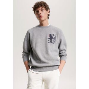 Tommy Hilfiger Sweatshirt »CHEST PRINT CREWNECK« Medium Grey Heather Größe XL