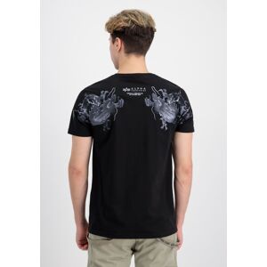 Industries T-Shirt »ALPHA INDUSTRIES Men - T-Shirts Dragon EMB T« black/black Größe XS