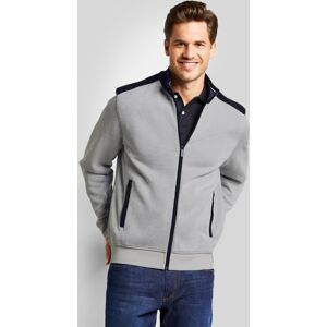 Bugatti Sweatjacke, mit Stehkragen ecru Größe 4XL