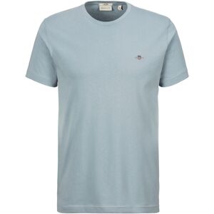 Gant T-Shirt »SLIM SHIELD SS T-SHIRT«, mit Logostickerei auf der Brust taub.blau Größe L