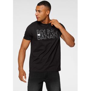 Bruno Banani T-Shirt, mit glänzendem Print schwarz Größe S (44/46)