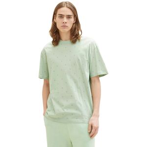 TOM TAILOR Denim T-Shirt, mit Allover-Print mint bedruckt Größe XL