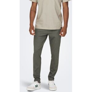 ONLY & SONS Chinohose »ONSMARK SLIM HERRINGBONE 2911 PANT NOOS« Teak Größe 28