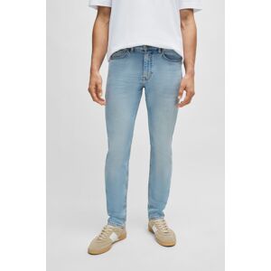 ORANGE Slim-fit-Jeans »Delaware BC-C«, mit BOSS Leder-Badge Light/Pastel Blue450 Größe 38