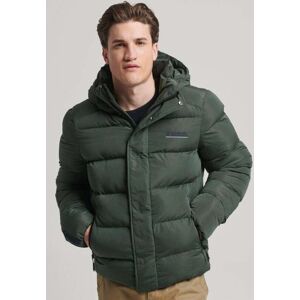 Superdry Steppjacke »HOODED MICROFIBRE SPORT PUFFER« Academy Dark Green Größe L