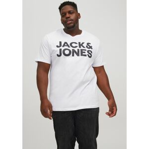 Jack & Jones PlusSize Rundhalsshirt »CORP LOGO TEE« white Größe 6XL