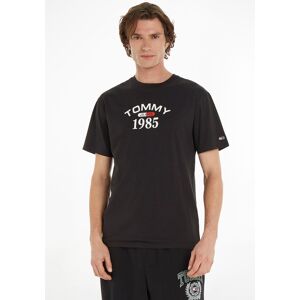 Tommy Jeans T-Shirt »TJM CLSC 1985 RWB CURVED TEE« Black Größe M