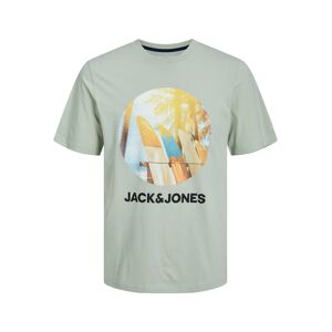 Jack & Jones T-Shirt »JJNAVIN TEE SS CREW NECK« desert sage Größe L