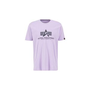 Industries T-Shirt »ALPHA INDUSTRIES Men - T-Shirts Basic T Rainbow Ref.« pale violet Größe XL