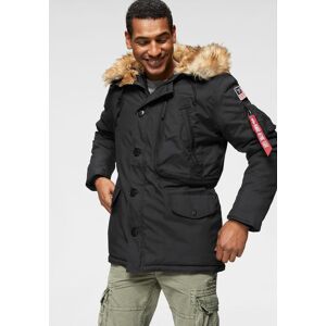 Alpha Industries Parka »POLAR JACKET«, mit Kapuze schwarz Größe S