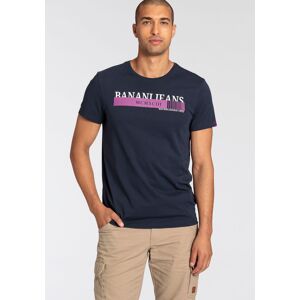 Bruno Banani T-Shirt, mit neonfarbenen Print marine Größe L (52/54)