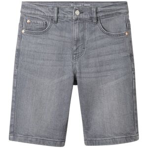 TOM TAILOR Jeansshorts, mit 5-Pocket-Style used light stone grey denim Größe 170