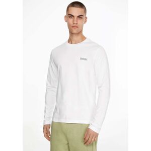 Calvin Klein Langarmshirt »MIRRORED LOGO« bright white Größe L