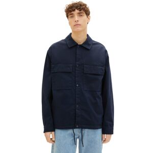 TOM TAILOR Denim Hemdjacke dunkelblau Größe XXL