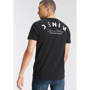 Bruno Banani T-Shirt, mit coolem Rückenprint schwarz Größe S (44/46)