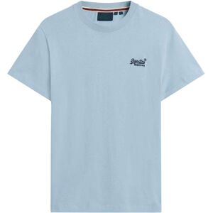 Superdry Rundhalsshirt »Organic Cotton Essential Logo T-Shirt« china blue Größe XXL