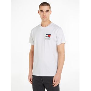 Tommy Jeans T-Shirt »TJM SLIM ESSENTIAL FLAG TEE EXT«, mit Rundhalsausschnitt White Größe M