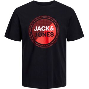 Jack & Jones Rundhalsshirt »JJLOYD TEE SS CREW NECK« Black Größe XS