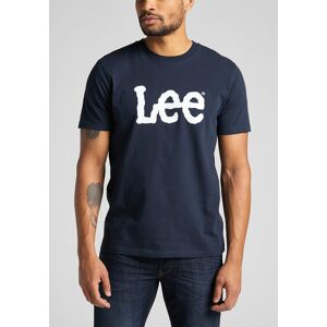 Lee® T-Shirt »Wobbly LOGO TEE« navy drop Größe L