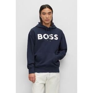 Boss ORANGE Sweatshirt »WebasicHood«, mit weissem Logodruck dark blue Größe M