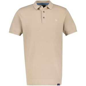 LERROS Poloshirt, mit Logostickerei auf der Brust light dune beige Größe XXL