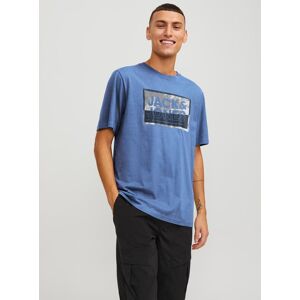 Jack & Jones Kurzarmshirt »JCOLOGAN TEE SS CREW NECK SS24 LN« pacific coast Größe XL