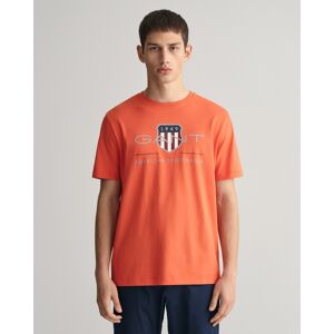 Gant T-Shirt »REG ARCHIVE SHIELD SS T-SHIRT«, mit Logodruck auf der Brust burnt orange Größe M