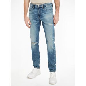 Calvin Klein Jeans Tapered-fit-Jeans »SLIM TAPER«, mit Leder-Badge Denim 1A4 Größe 31