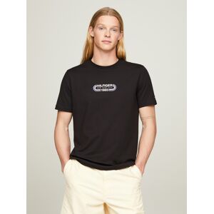 Tommy Hilfiger T-Shirt »HILFIGER TRACK GRAPHIC TEE«, mit grafischem Logo Black Größe M