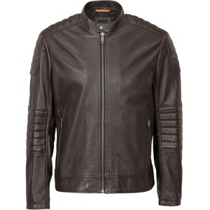 Boss ORANGE Lederjacke »Jolur«, mit Reissverschluss 202_Dark_Brown Größe 48