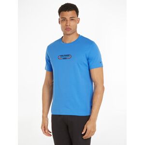 Tommy Hilfiger T-Shirt »HILFIGER TRACK GRAPHIC TEE«, mit grafischem Logo Blue Spell Größe S