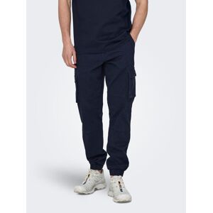 ONLY & SONS Cargohose »ONSCAM STAGE CARGO CUFF LIFE 6687 NOOS« Dress Blues Größe 31