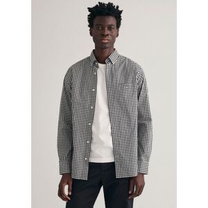 Gant Langarmhemd »Regular Fit Gingham Popeline Hemd strapazierfähig... black Größe L