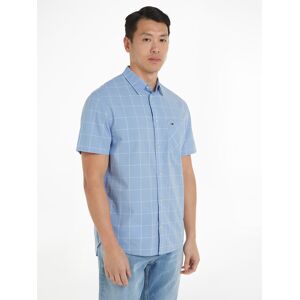 Tommy Jeans Kurzarmhemd »TJM REG CHECK POPLIN SS SHIRT« moderate blue Größe XXXL