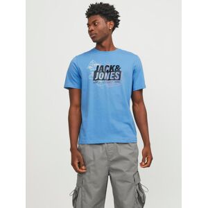 Jack & Jones Rundhalsshirt »JCOMAP LOGO TEE SS CREW NECK SN« Pacific Coas Größe S