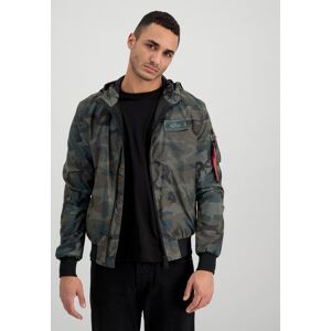 Industries Bomberjacke »ALPHA INDUSTRIES Men - Bomber Jackets MA-1 LW... wdl camo 65 Größe 2 XL