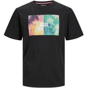 Jack & Jones T-Shirt »JJNAVIN TEE SS CREW NECK« black Größe XL