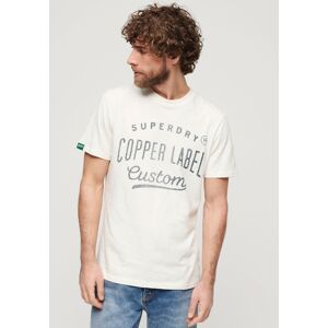 Superdry T-Shirt »COPPER LABEL WORKWEAR TEE« cream slub Größe XXXL