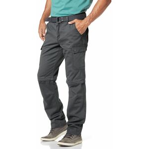 Man's World Cargohose, (Set, mit Gürtel), mit Zip-Off Funktion grau Größe 50