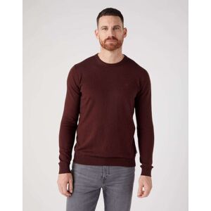 Wrangler Strickpullover »Pullover CREWNECK KNIT« Braun Größe S