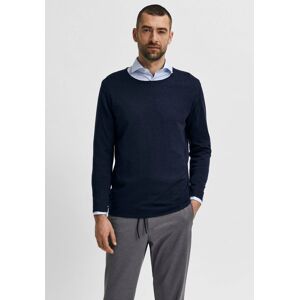 SELECTED HOMME Rundhalspullover »ROME KNIT« Dark Sapphire Größe S