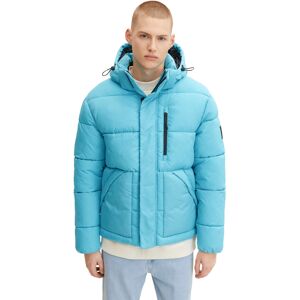 TOM TAILOR Denim Outdoorjacke, mit Kapuze, mit Kapuze light blue Größe XXL