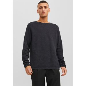 Jack & Jones Rundhalspullover »JPRBLUMIGUEL KNIT CREW NECK NOOS« Dark Grey Melange Größe S