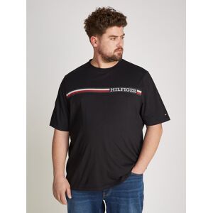 Tommy Hilfiger Big & Tall T-Shirt »BT-CHEST STRIPE TEE-B«, Grosse Grössen mit... Black Größe 4XL