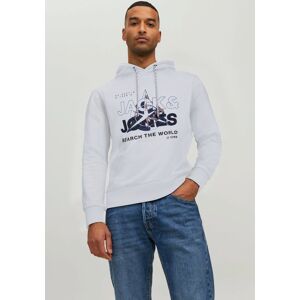 Jack & Jones Kapuzensweatshirt »JCOHUNT SWEAT HOOD LN« White Größe XL