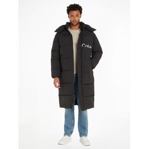 Calvin Klein Jeans Steppjacke »ESSENTIALS NON DOWN LONG PARKA«, mit Kapuze Ck Black Größe M