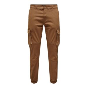 ONLY & SONS Cargohose »ONSCAM STAGE CARGO CUFF LIFE 6687 NOOS« Toasted Coconut Größe 28