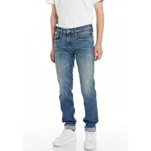 Replay Slim-fit-Jeans »ANBASS HYPERFLEX BIO« medium blue 614 Größe 29