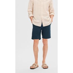 SELECTED HOMME Chinoshorts »SLHSLIM-MILES FLEX SHORTS NOOS« sky captain Größe XXL